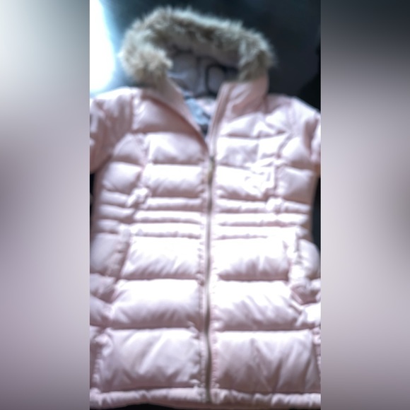 Baby pink Tommy Hilfiger winter jacket - Picture 1 of 3